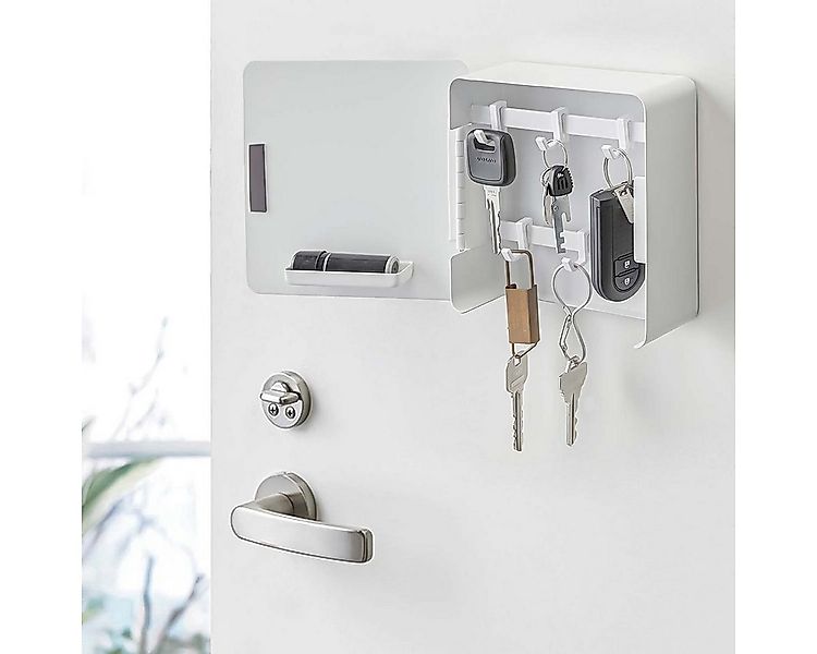 Yamazaki Schlüsselkasten "Tower" aus Metall 15x15x5cm, magnetisch, Schlüsse günstig online kaufen