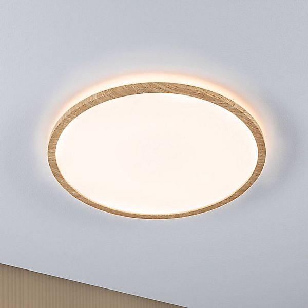 Paulmann LED-Deckenlampe Atria Shine Ø42cm eiche IP44 3.000K günstig online kaufen