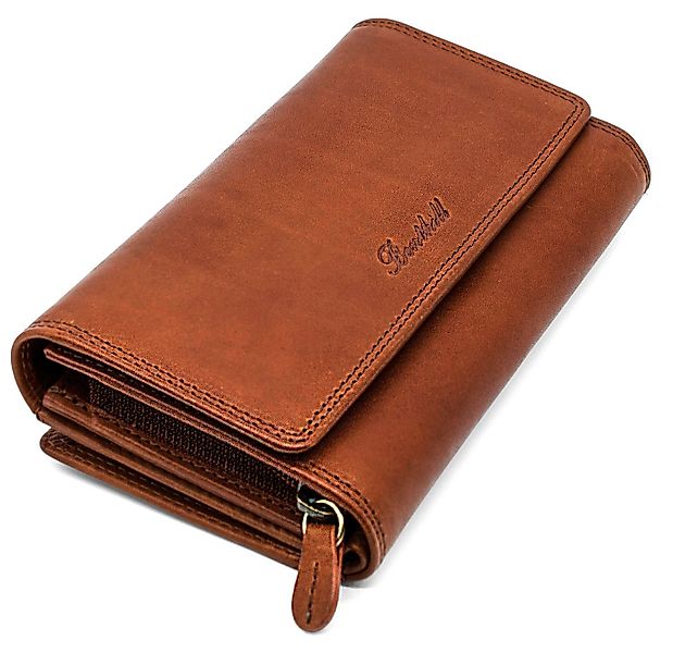 Benthill Geldbörse Damen Echt Leder Groß mit vielen Fächern RFID Portemonna günstig online kaufen