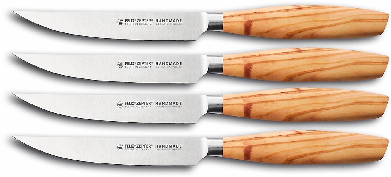 Felix Solingen Steakmesser "SIZE S OLIVE" Handmade in Solingen, lebenslange günstig online kaufen
