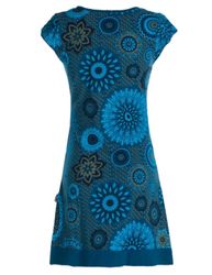 Vishes Tunikakleid Kurzarm Damen Sommer-Kleid Longshirt-Kleid günstig online kaufen