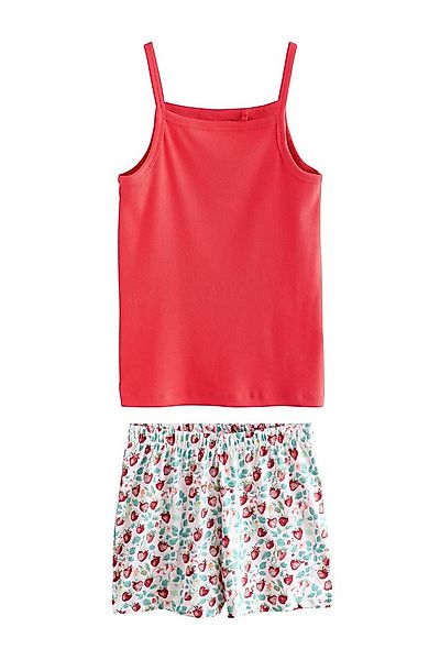 Next Pyjama Schlafanzug mit geripptem Trägertop und Shorts (2 tlg) günstig online kaufen