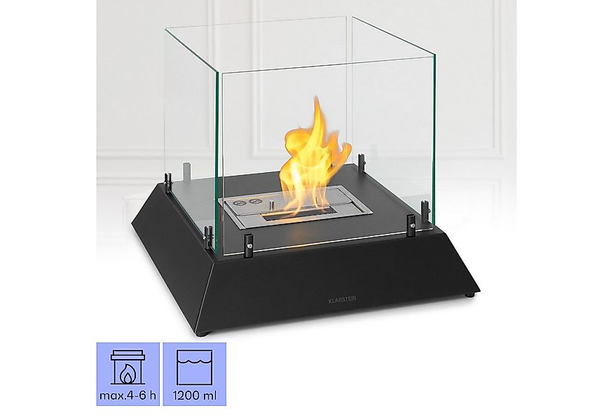 Klarstein Echtfeuer-Dekokamin Phantasma Cubo Ethanol-Kamin (Set, Set), Etha günstig online kaufen