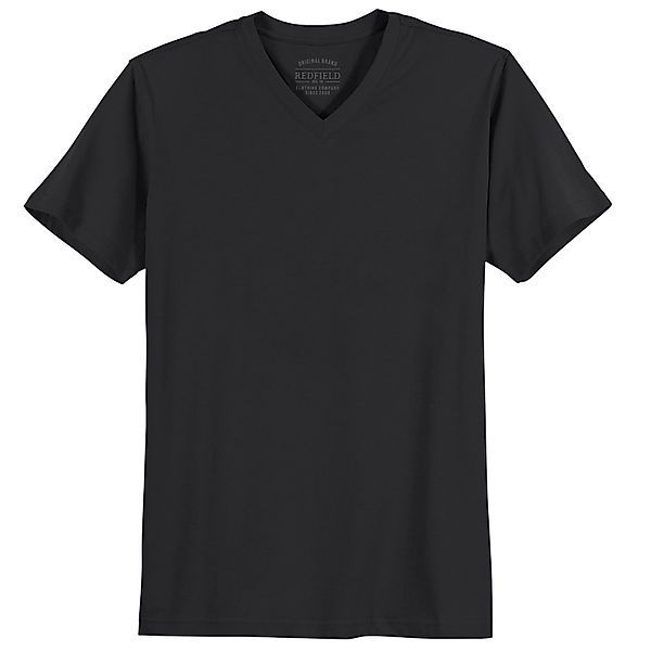 redfield V-Shirt XXL T-Shirt schwarz V-Neck günstig online kaufen