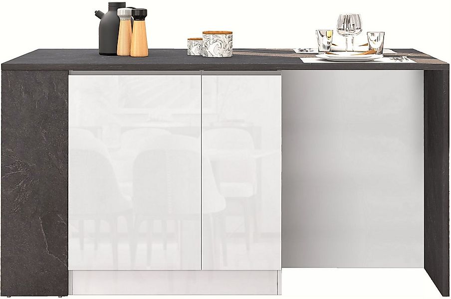 KOCHSTATION Kücheninsel KS-Sole, Kochinsel, Küchenarbeitsblock, Arbeitsinse günstig online kaufen