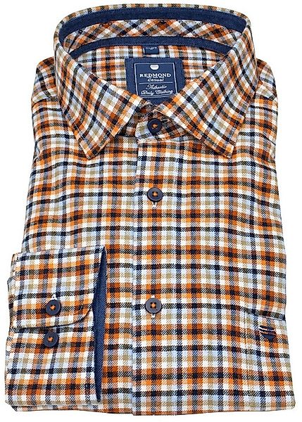 Redmond Karohemd Kentkragen günstig online kaufen
