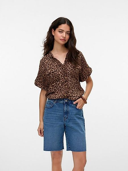 Vero Moda Kurzarmbluse VMBUMPY SS SHIRT AOP WVN GA NOOS günstig online kaufen