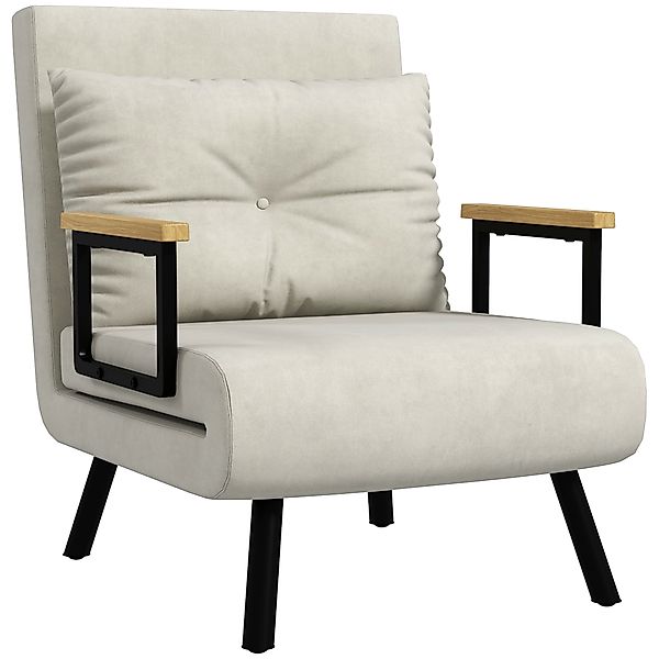 HOMCOM Schlafsessel 4 in 1 Sessel mit Schlaffunktion, 183 x 63 cm Klappbar günstig online kaufen