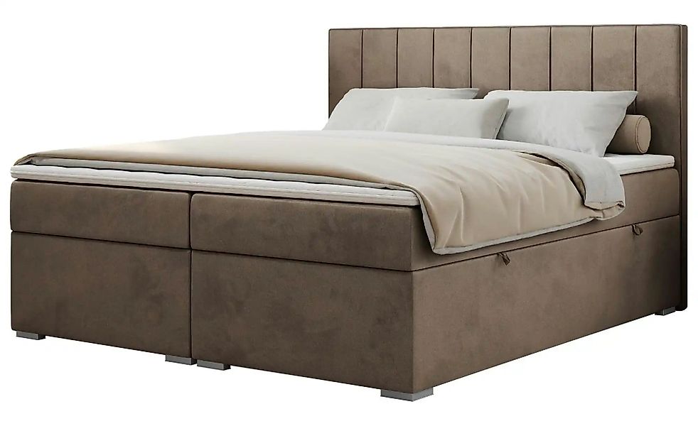 Boxbett mit Bettkasten Ally ¦ braun ¦ Maße (cm): B: 200 H: 118 Betten > Kom günstig online kaufen