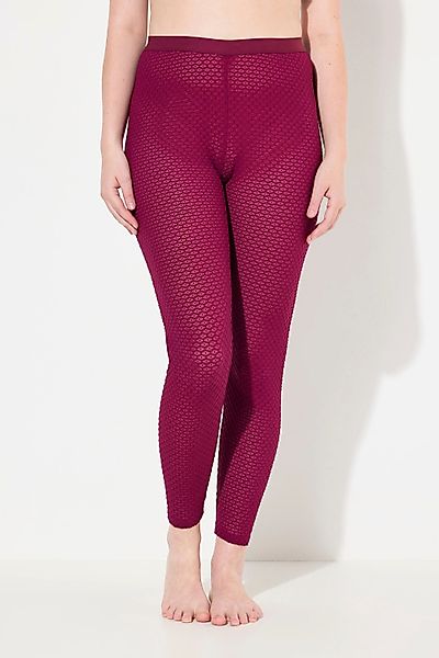 Ulla Popken Feinstrumpfhose Strumpf-Leggings Diamant-Spitze leicht günstig online kaufen