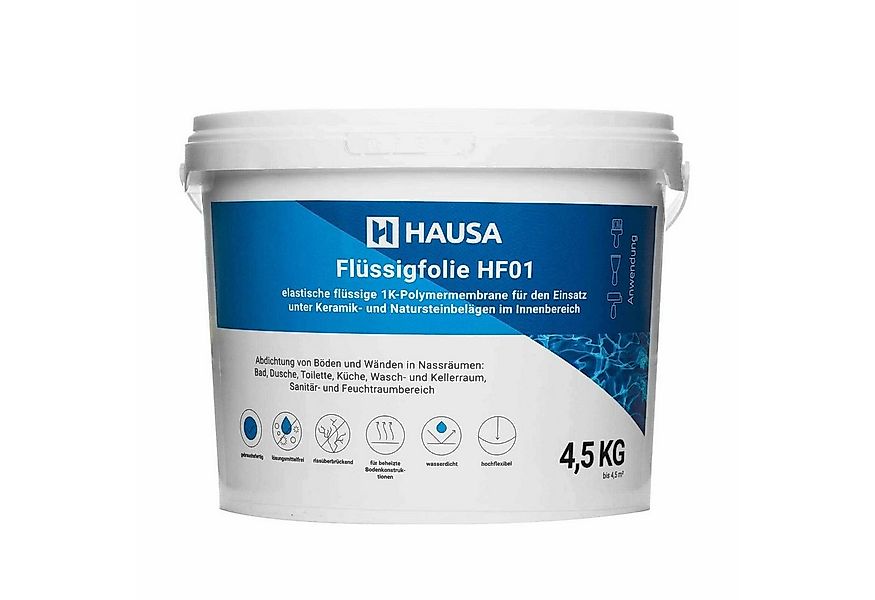 Hausa Dichtstoff Flüssigfolie HF01, Dichtfolie für Bad Dusche Küche 4,5kg, günstig online kaufen