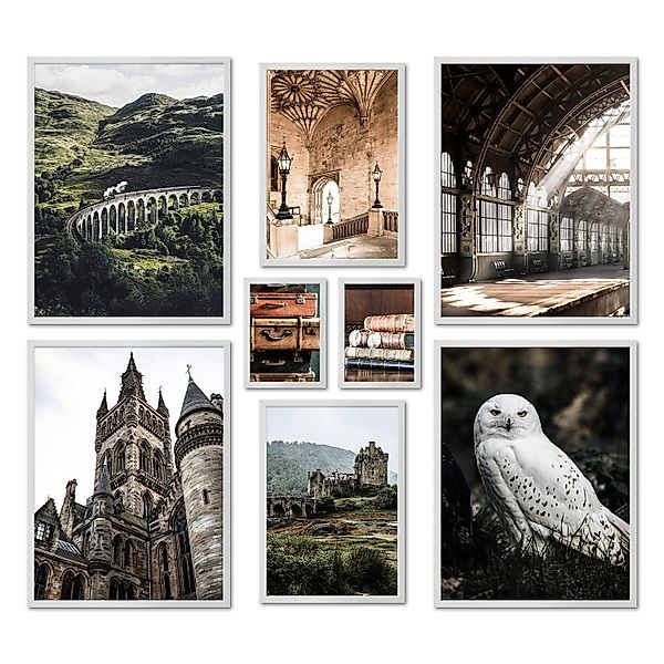 ARTFAVES Bilder-Collage Poster Set - POTTERHEAD günstig online kaufen