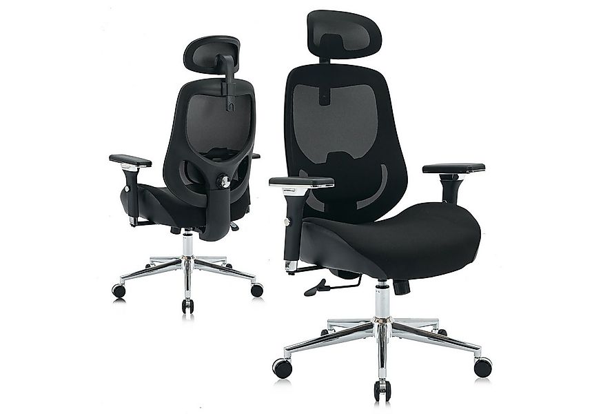 SeedWave Bürostuhl Ergonomischer Bürostuhl mit 16 cm extra dickes Sitzpolst günstig online kaufen