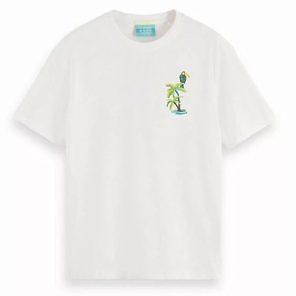 Scotch & Soda T-Shirt Herren T-Shirt - Front Back Artwork T-Shirt günstig online kaufen