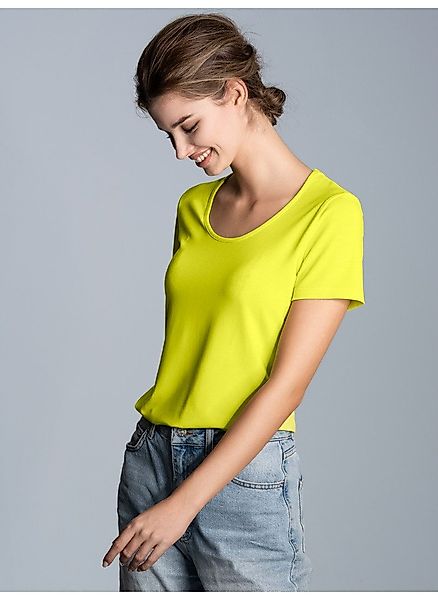 Trigema T-Shirt TRIGEMA Rundhalsshirt aus Viskose günstig online kaufen