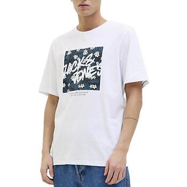 Jack & Jones Print-Shirt JJHAWAII SHAPE TEE SS CREW NECK günstig online kaufen