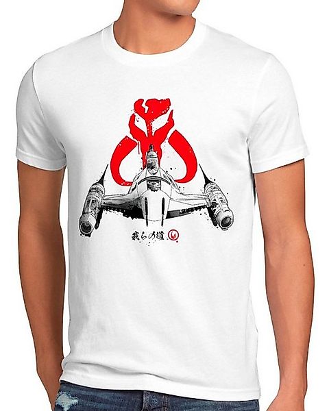 style3 T-Shirt Inked Starfighter yoda star the mandalorian wars günstig online kaufen