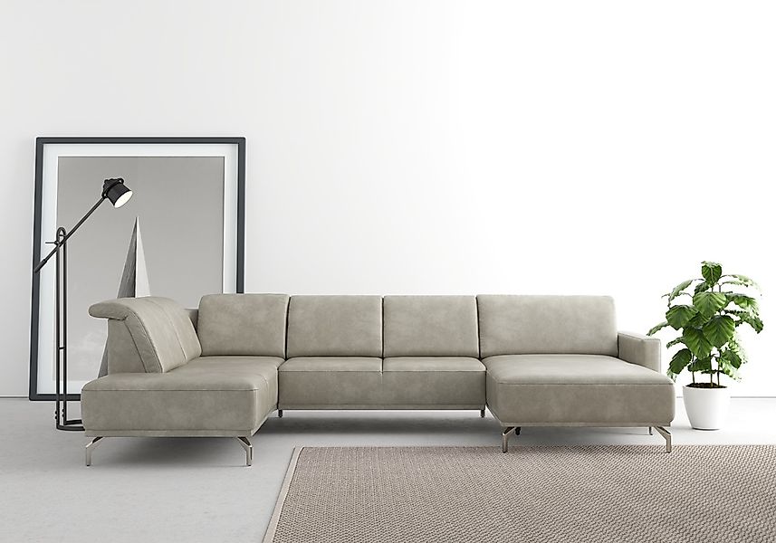 sit&more Wohnlandschaft "Bailando U-Form", wahlweise mit Kopfteilverstellun günstig online kaufen