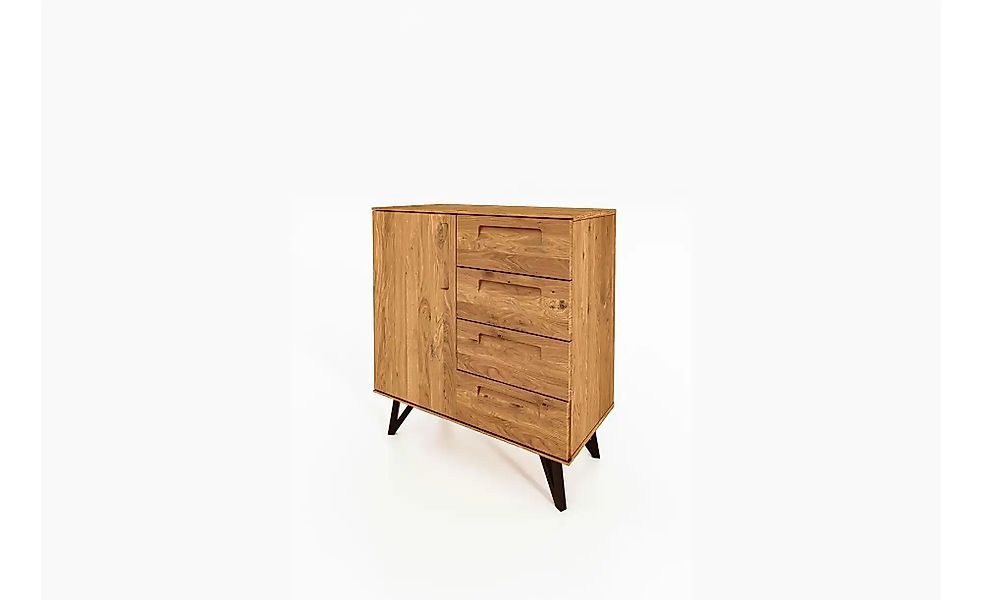 Highboard  Karl ¦ holzfarben ¦ Maße (cm): B: 91 H: 100 Kommoden & Sideboard günstig online kaufen