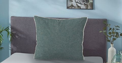 Biberna Kissenbezug "Hermal Flanell mit Reißverschluss, Melange-Optik, Wend günstig online kaufen
