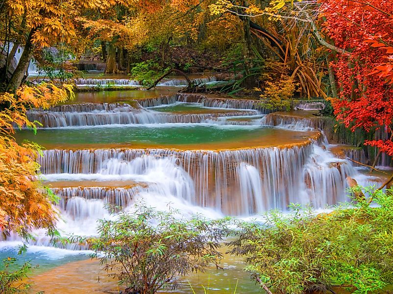 Papermoon Fototapete »Waterfall in Rain Forest« günstig online kaufen