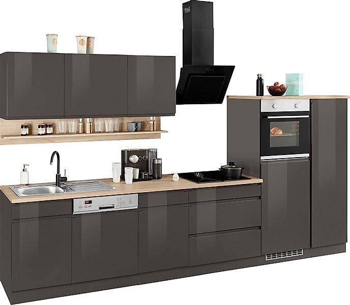 KOCHSTATION Küchenzeile "KS-Virginia", Breite 350 cm, mit Glaskeramik-oder günstig online kaufen