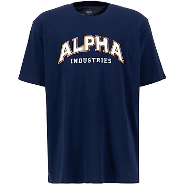 Alpha Industries  T-Shirts & Poloshirts College T-Shirt - ultra navy günstig online kaufen