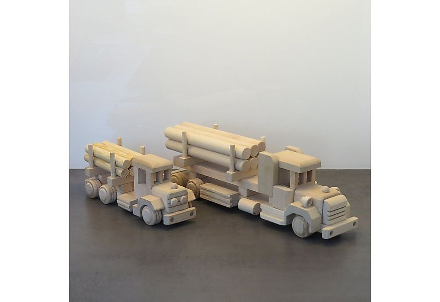 Holzprodukte Spielzeug-LKW LKW Holztransporter Laster Oldtimer Lastwagen Tr günstig online kaufen