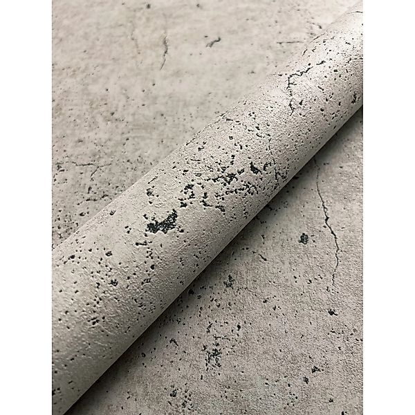 Newroom Vliestapete Jawara Dusty Grey Beton Modern FSC® günstig online kaufen