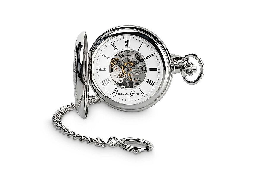 Hermann Jäckle Taschenuhr "Bayreuth II", Skelett-Handaufzug, Mineralglas, 5 günstig online kaufen