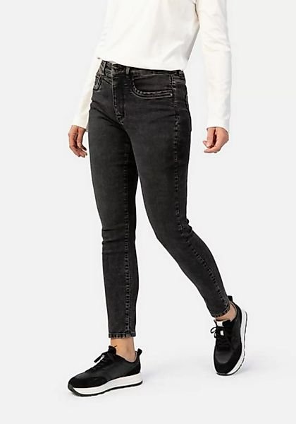 STOOKER WOMEN 5-Pocket-Jeans Rio Fexxi Move Strass Skinny Fit günstig online kaufen