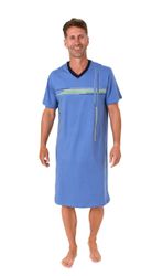 Normann Pyjama Normann Herren kurzarm Nachthemd günstig online kaufen