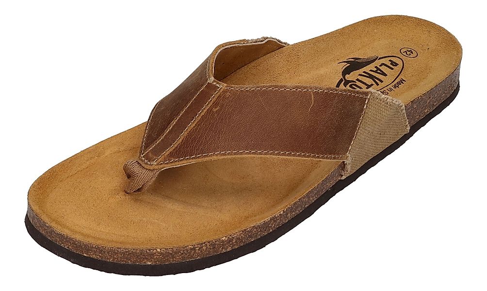 Plakton Borneo Zehentrenner Beige günstig online kaufen