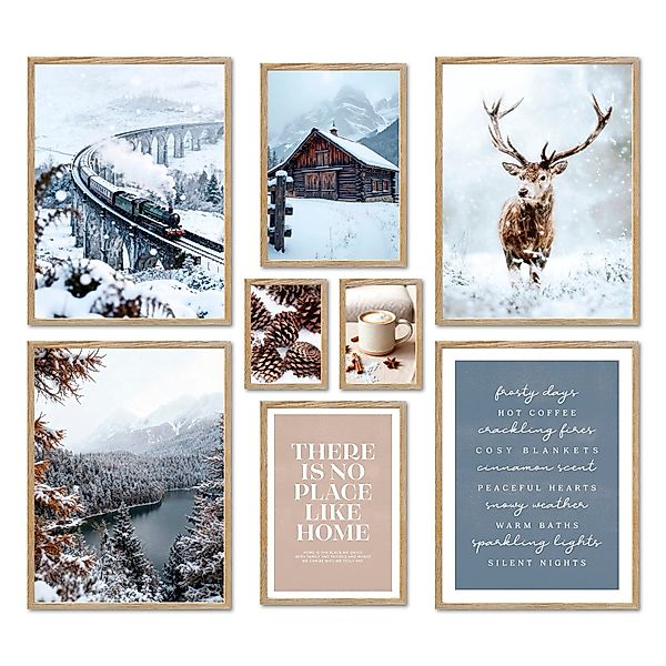 ARTFAVES Bilder-Collage Poster Set - WINTER günstig online kaufen