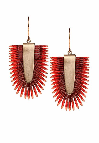 GRETCHEN Paar Ohrhänger "Pam Pem Earring L", mit buntem Pergament günstig online kaufen