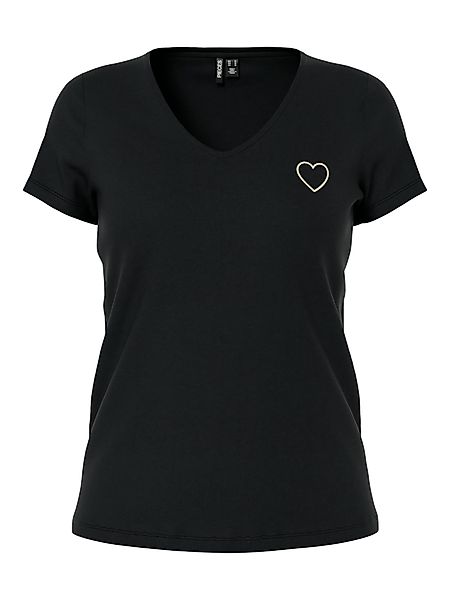 pieces V-Shirt PCNEW BILLY TEE EMB günstig online kaufen
