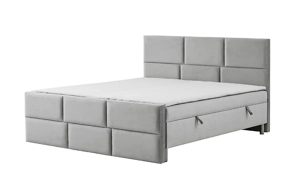 Boxbett mit Bettkasten Adria ¦ grau ¦ Maße (cm): B: 200 H: 110 Betten > Pol günstig online kaufen