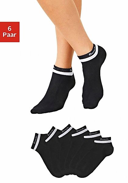Bench. Kurzsocken Packung, 6 Stk. tlg. mit doppelten Bündchen günstig online kaufen