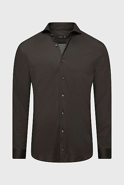 Jersey Hemd mit Twill Druck Tailor Fit günstig online kaufen