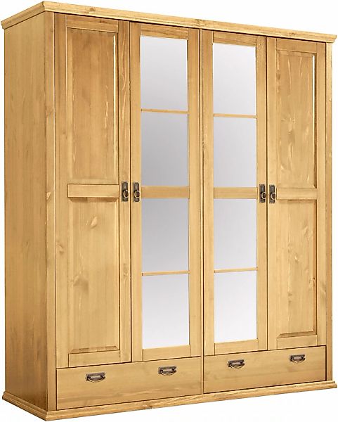 Home affaire Kleiderschrank "Madrid" 3 Breiten: 90/164/245 cm H/T ca.190/59 günstig online kaufen