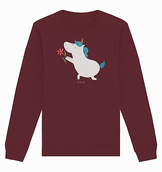 Mr. & Mrs. Panda Longpullover Einhorn Blume Größe XXL - Burgundy - Geschenk günstig online kaufen