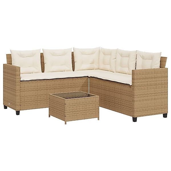 vidaXL Gartenlounge-Set Gartensofa in L-Form mit günstig online kaufen