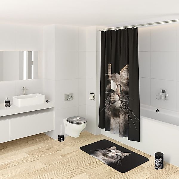 Sanilo Badaccessoire-Set Cool Cat, WC-Bürste und günstig online kaufen