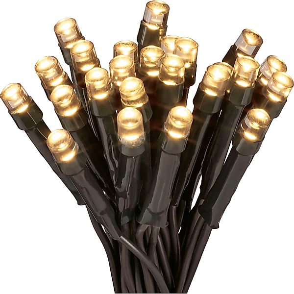 LED Lichterkette 400 warmweiße LEDs in Box grünes Kabel innen und außen günstig online kaufen