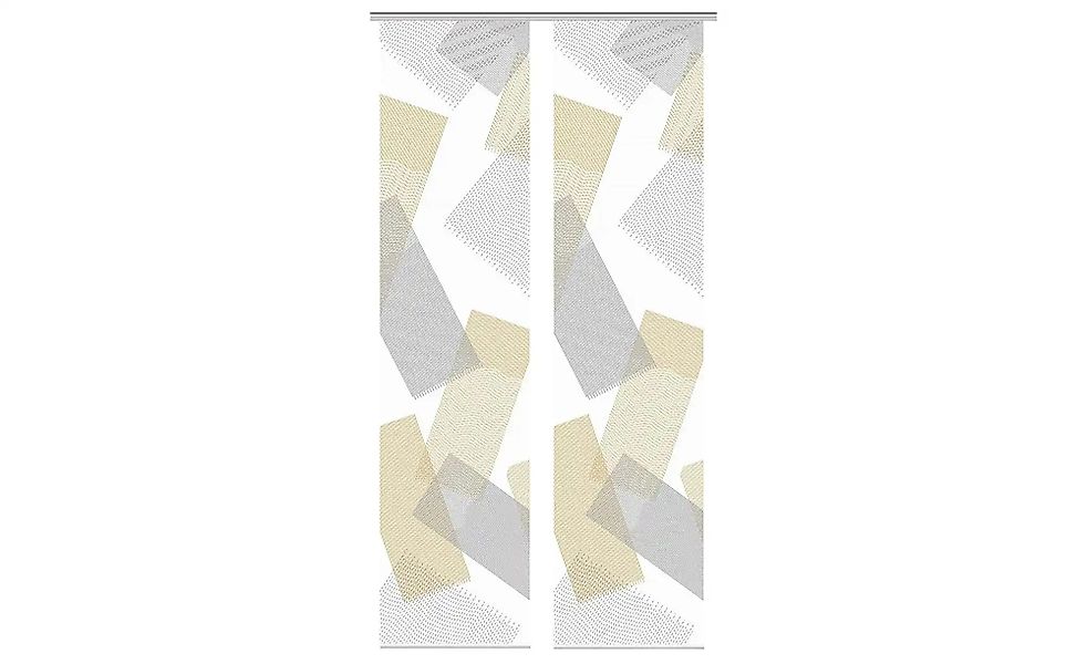 VISION S Schiebevorhang   ¦ gold ¦ Synthetik ¦ Maße (cm): B: 60 H: 260 Gard günstig online kaufen
