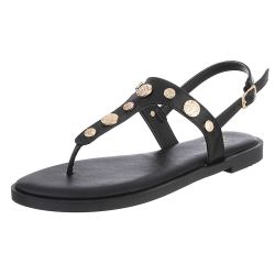 Ital-Design Elegante Sandalen mit goldenen Details günstig online kaufen