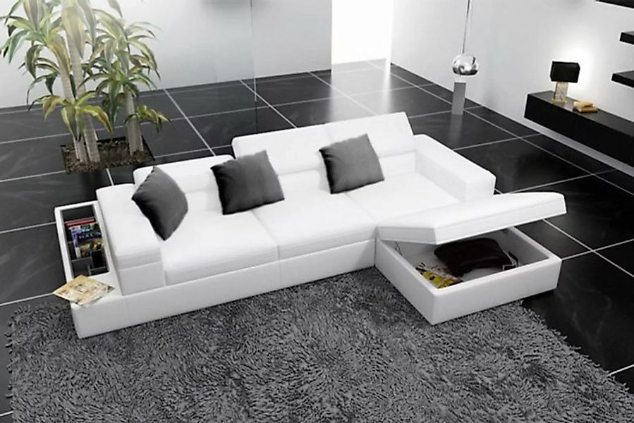 JVmoebel Ecksofa Eck Sofa Polster Couch Sitz Ecke Leder Sofa L Form Wohnlan günstig online kaufen