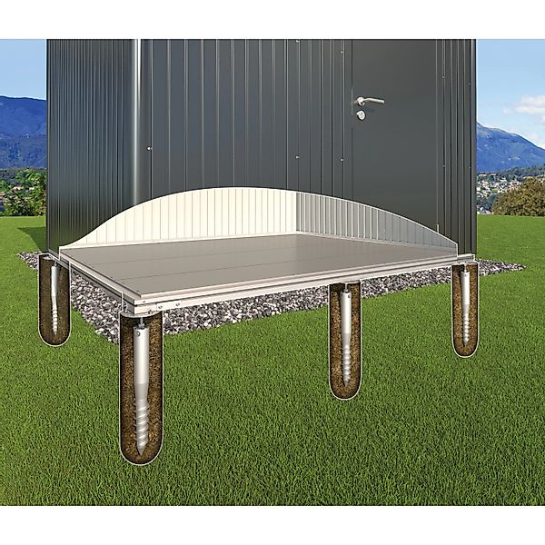 Biohort SmartBase Plus-Fundament für Gartenhaus Europa 4 günstig online kaufen
