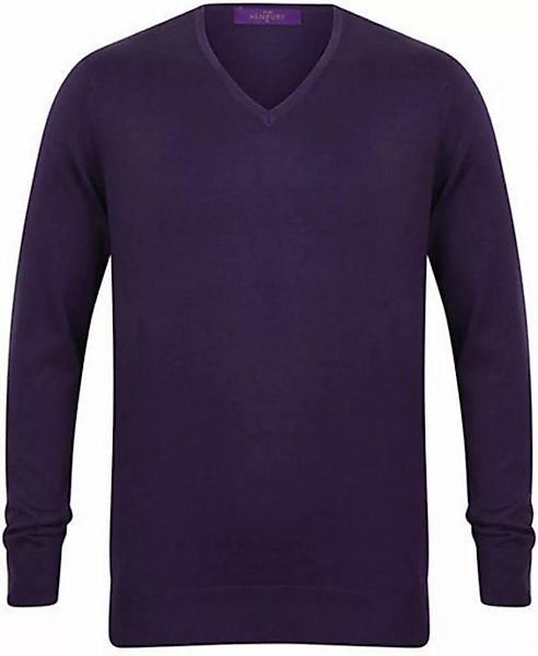 Henbury Sweatshirt Lightweight V Neck Jumper günstig online kaufen