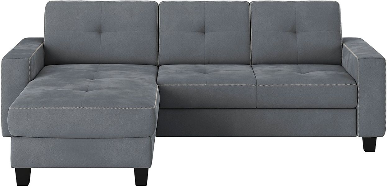 PLACES OF STYLE Ecksofa »Varese« wahlweise mit Bettfunktion und Bettkasten günstig online kaufen